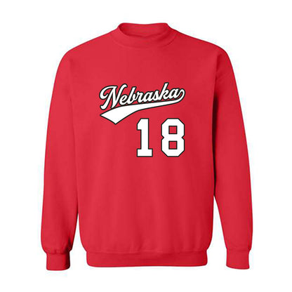 Nebraska - NCAA Women's Volleyball : Ryan Hunter - Replica Shersey Crewneck Sweatshirt-0