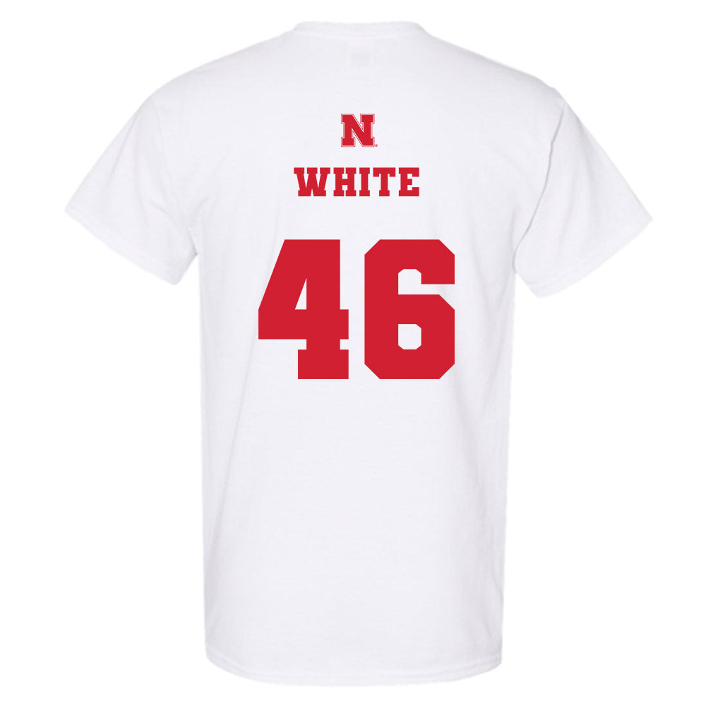 Nebraska - NCAA Baseball : Aiden White - Generic Shersey T-Shirt-1