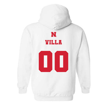 Nebraska - NCAA Women's Soccer : Cece Villa - Generic Shersey Hooded Sweatshirt