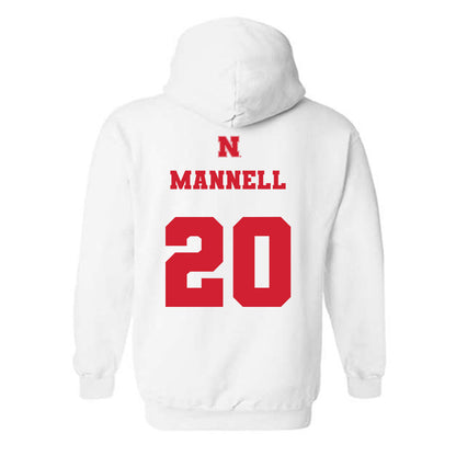 Nebraska - NCAA Baseball : Kevin Mannell - Generic Shersey Hooded Sweatshirt-1