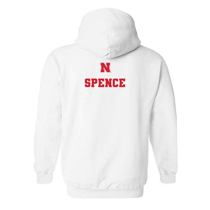 Nebraska - NCAA Women's Gymnastics : Emma Spence - Generic Shersey Hooded Sweatshirt-1