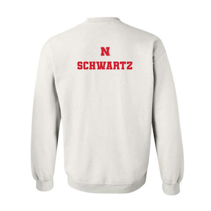 Nebraska - NCAA Men's Track & Field : Brett Schwartz - Generic Shersey Crewneck Sweatshirt