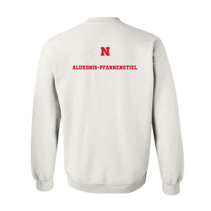 Nebraska - NCAA Women's Track & Field : Marie Alukonis-Pfannenstiel - Generic Shersey Crewneck Sweatshirt