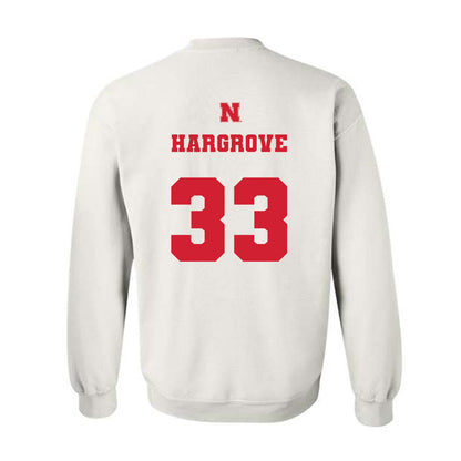 Nebraska - NCAA Women's Basketball : Amiah Hargrove - Generic Shersey Crewneck Sweatshirt