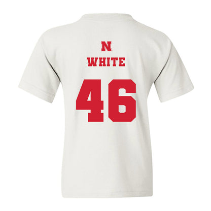 Nebraska - NCAA Baseball : Aiden White - Generic Shersey Youth T-Shirt-1