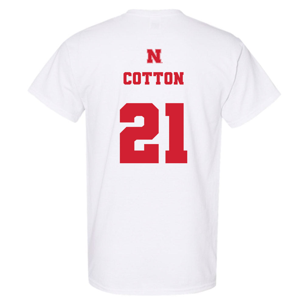 Nebraska - NCAA Baseball : Jaron Cotton - Generic Shersey T-Shirt-1