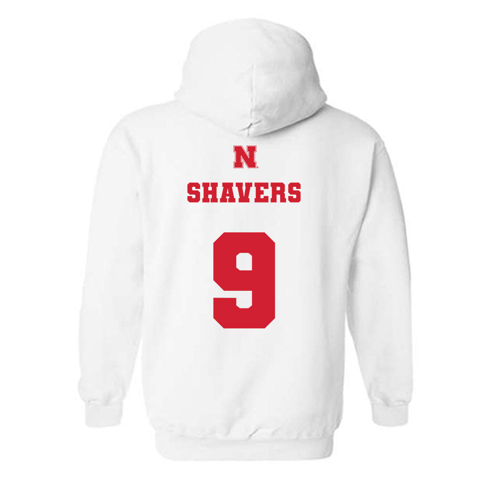 Nebraska - NCAA Football : Vincent Shavers - Generic Shersey Hooded Sweatshirt-1