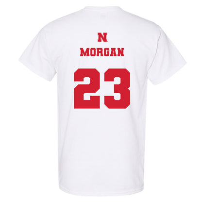 Nebraska - NCAA Men's Basketball : Andrew Morgan - Generic Shersey T-Shirt