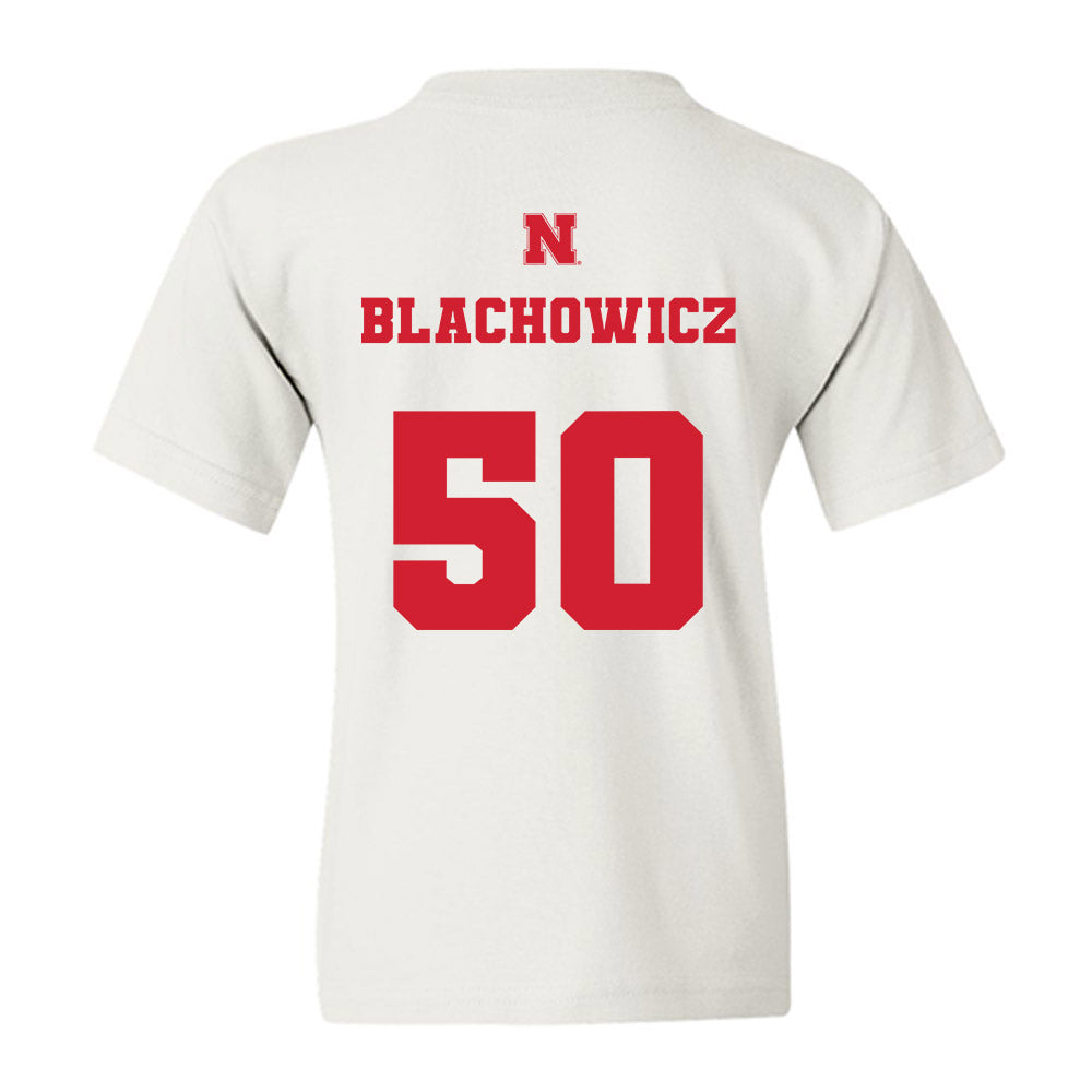 Nebraska - NCAA Baseball : Gavin Blachowicz - Generic Shersey Youth T-Shirt-1