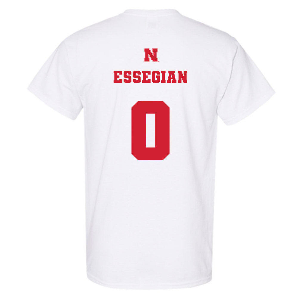 Nebraska - NCAA Men's Basketball : Connor Essegian - Generic Shersey T-Shirt-1