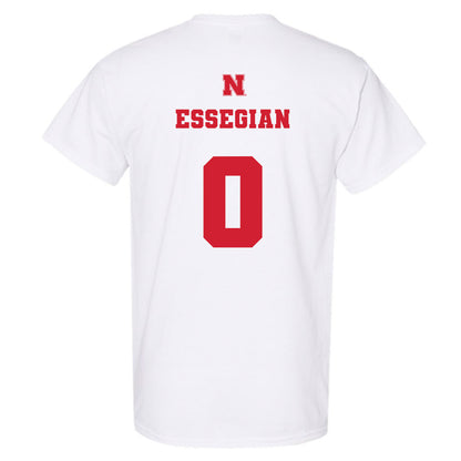 Nebraska - NCAA Men's Basketball : Connor Essegian - Generic Shersey T-Shirt-1