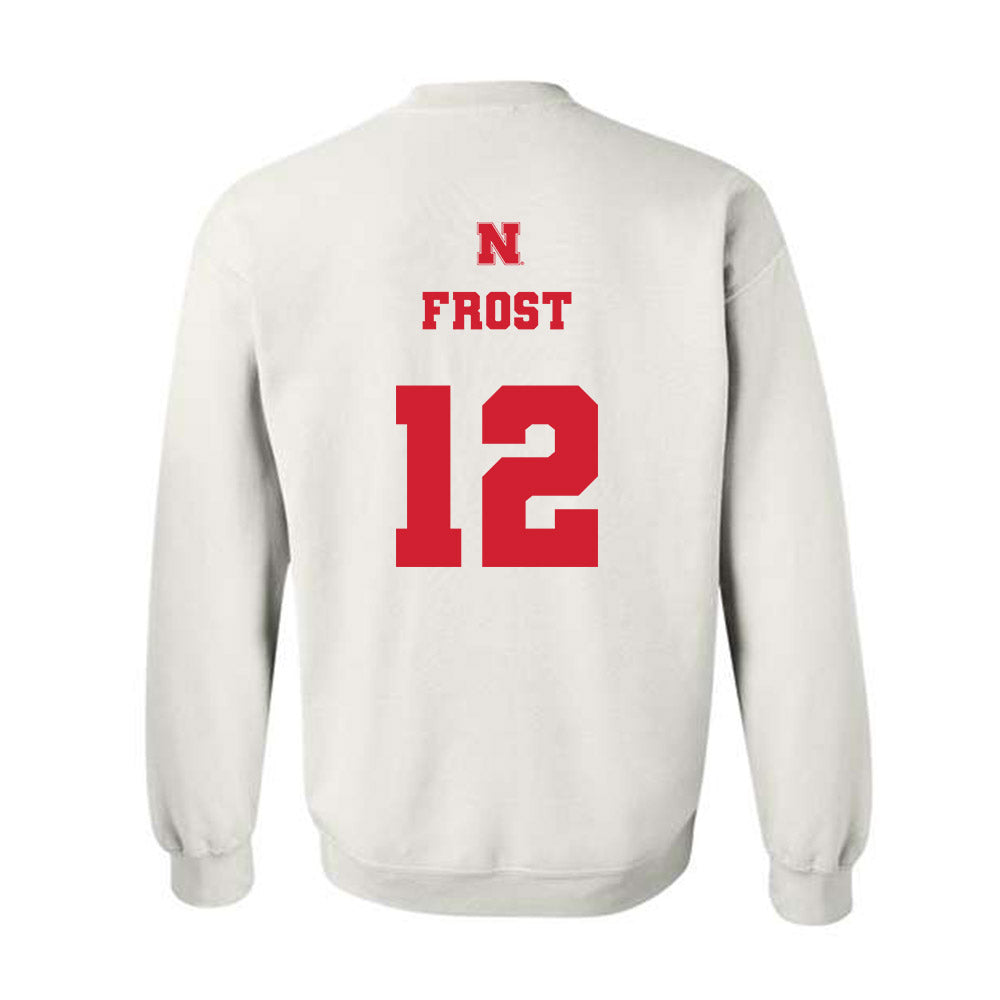 Nebraska - NCAA Baseball : Cael Frost - Generic Shersey Crewneck Sweatshirt-1