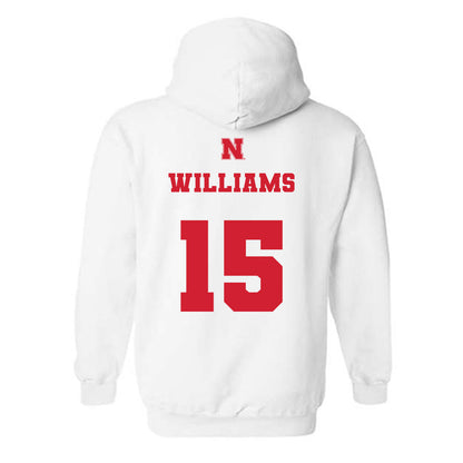 Nebraska - NCAA Women's Basketball : Kennadi Williams - Generic Shersey Hooded Sweatshirt-1