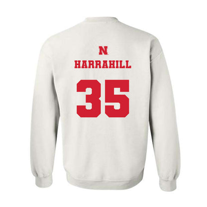 Nebraska - NCAA Baseball : Ryan Harrahill - Generic Shersey Crewneck Sweatshirt-1