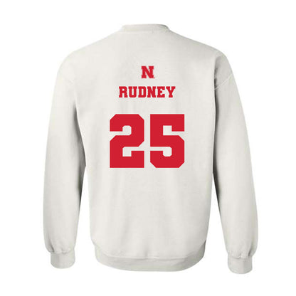 Nebraska - NCAA Women's Soccer : Ella Rudney - Generic Shersey Crewneck Sweatshirt-1