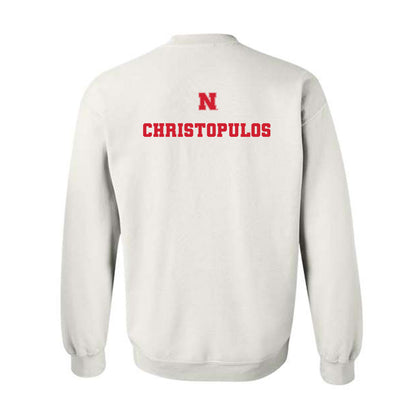 Nebraska - NCAA Men's Gymnastics : Taylor Christopulos - Generic Shersey Crewneck Sweatshirt