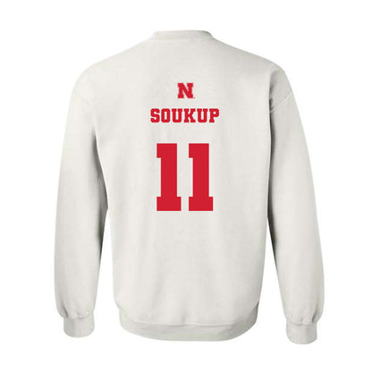 Nebraska - NCAA Football : Bode Soukup - Generic Shersey Crewneck Sweatshirt-1