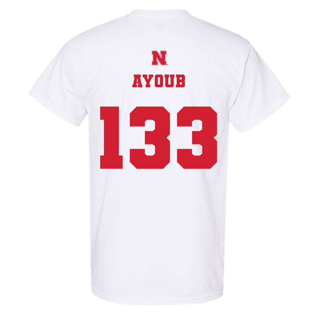 Nebraska - NCAA Wrestling : Omar Ayoub - Generic Shersey T-Shirt-1