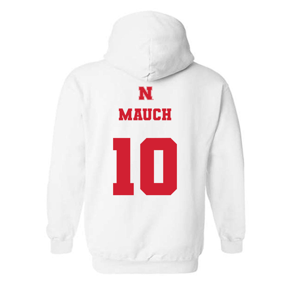 Nebraska - NCAA Women's Volleyball : Olivia Mauch - Generic Shersey Hooded Sweatshirt