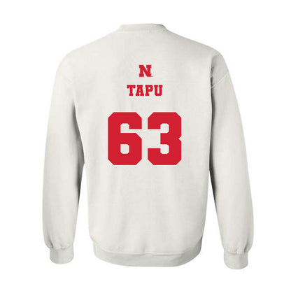 Nebraska - NCAA Football : Brian Tapu - Generic Shersey Crewneck Sweatshirt-1