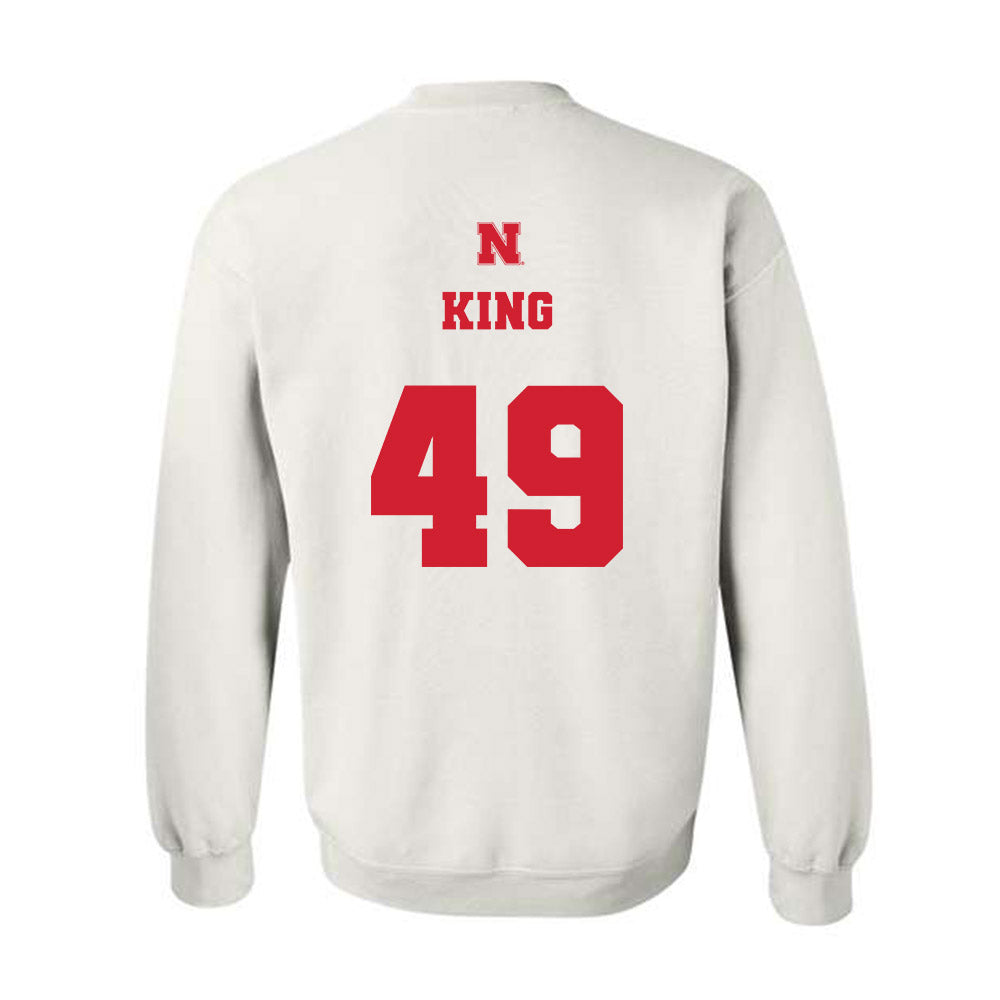 Nebraska - NCAA Football : Danny King - Generic Shersey Crewneck Sweatshirt