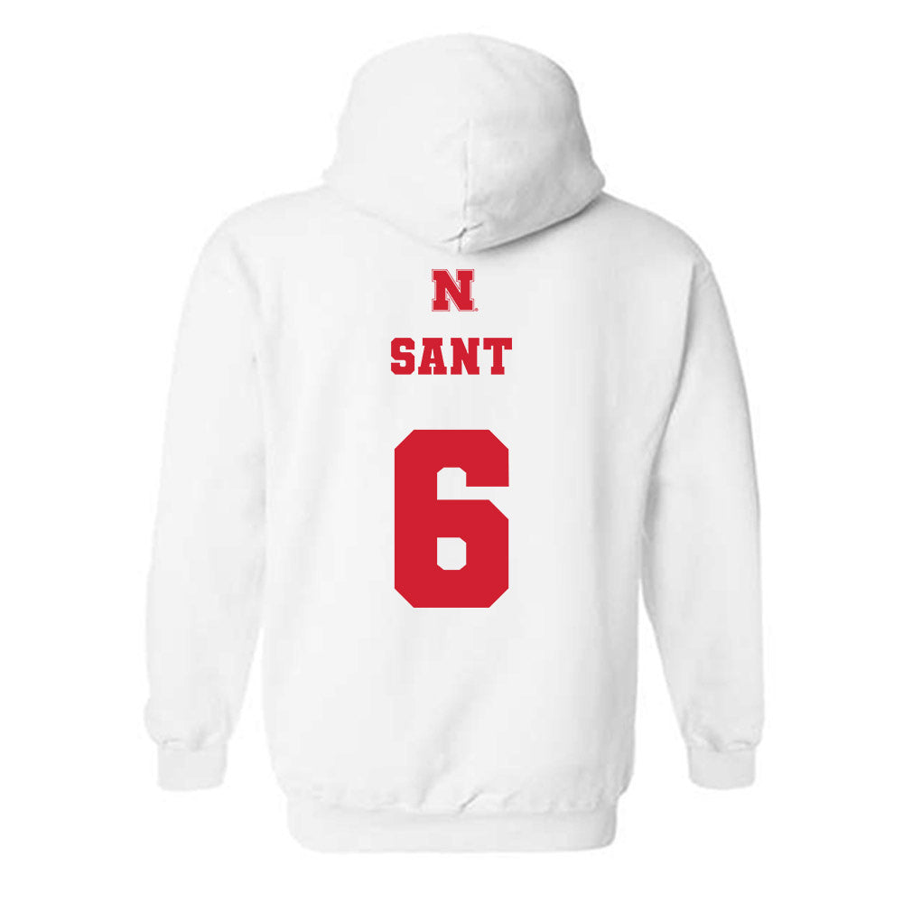 Nebraska - NCAA Women's Soccer : Sadie Sant - Generic Shersey Hooded Sweatshirt-1