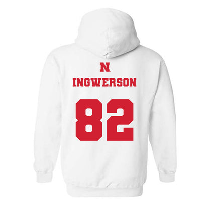 Nebraska - NCAA Football : Eric Ingwerson - Generic Shersey Hooded Sweatshirt