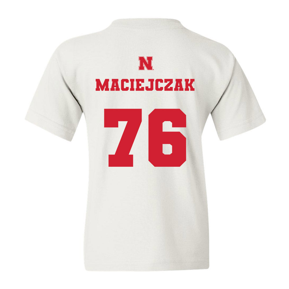 Nebraska - NCAA Football : Jason Maciejczak - Generic Shersey Youth T-Shirt