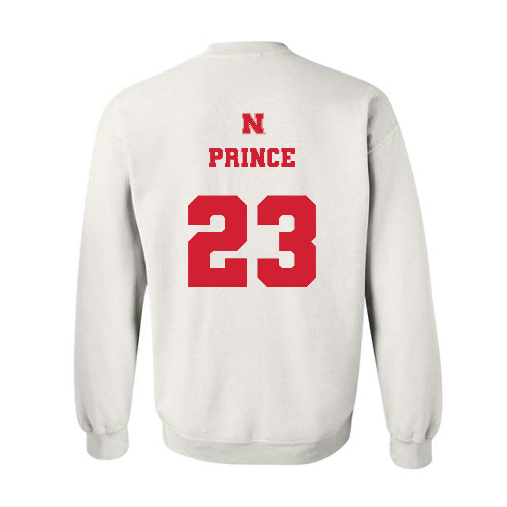 Nebraska - NCAA Women's Basketball : Britt Prince - Generic Shersey Crewneck Sweatshirt