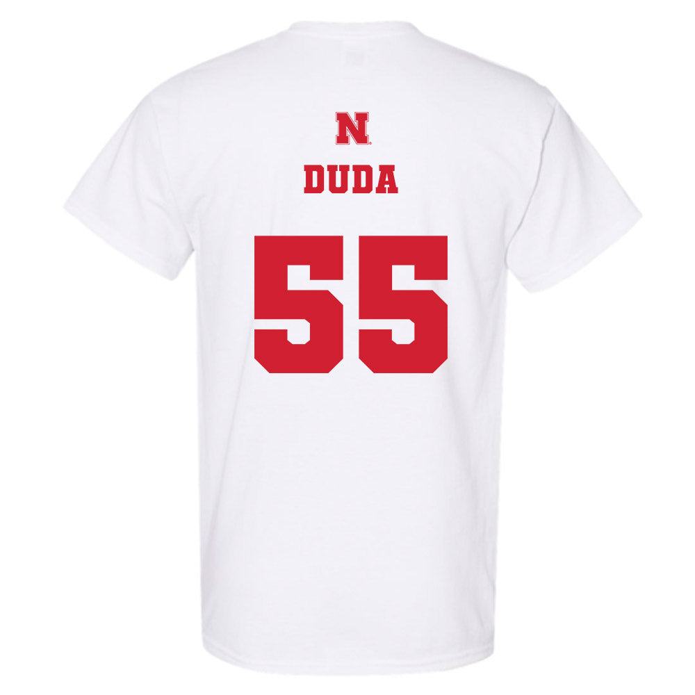 Nebraska - NCAA Football : Ethan Duda - Generic Shersey T-Shirt-1