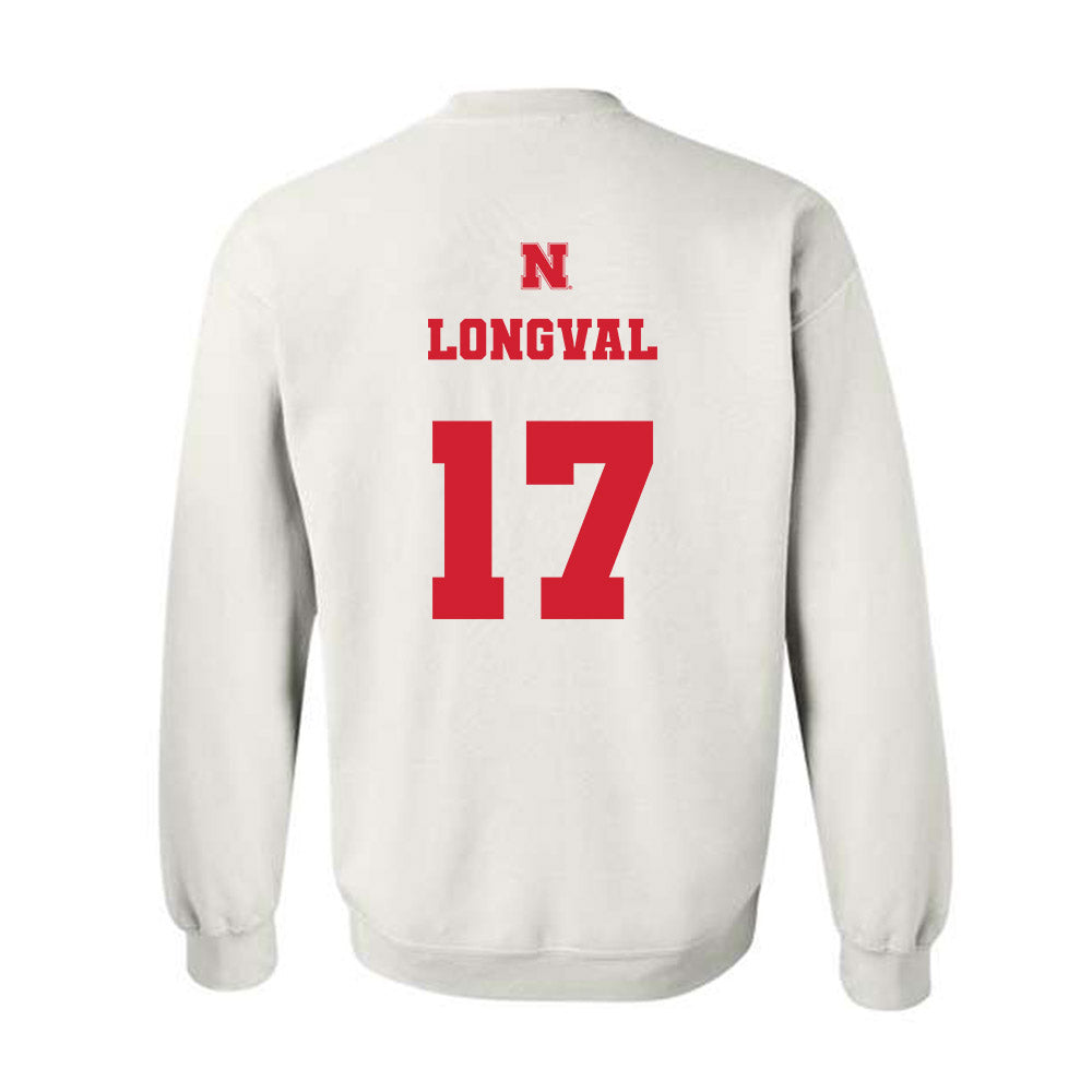 Nebraska - NCAA Football : Luke Longval - Generic Shersey Crewneck Sweatshirt