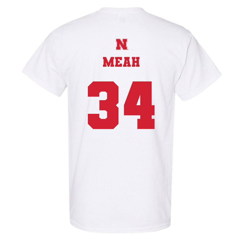 Nebraska - NCAA Men's Basketball : Braxton Meah - Generic Shersey T-Shirt