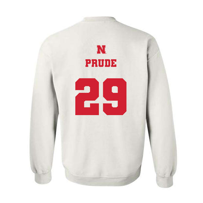 Nebraska - NCAA Football : Braylen Prude - Generic Shersey Crewneck Sweatshirt-1