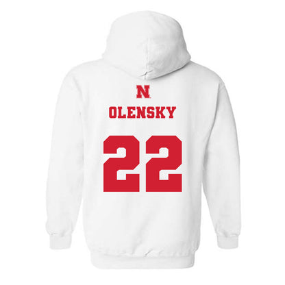 Nebraska - NCAA Softball : Caitlin Olensky - Hooded Sweatshirt Classic Shersey