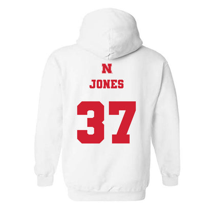 Nebraska - NCAA Football : Donovan Jones - Generic Shersey Hooded Sweatshirt-1