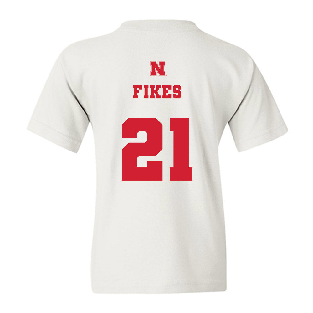 Nebraska - NCAA Baseball : Trey Fikes - Generic Shersey Youth T-Shirt-1