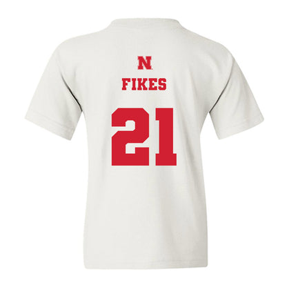 Nebraska - NCAA Baseball : Trey Fikes - Generic Shersey Youth T-Shirt-1