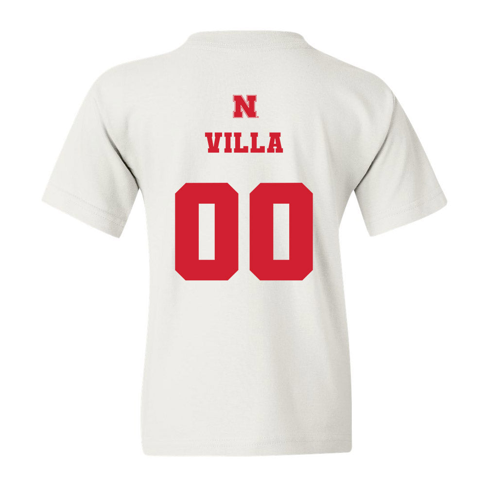 Nebraska - NCAA Women's Soccer : Cece Villa - Generic Shersey Youth T-Shirt