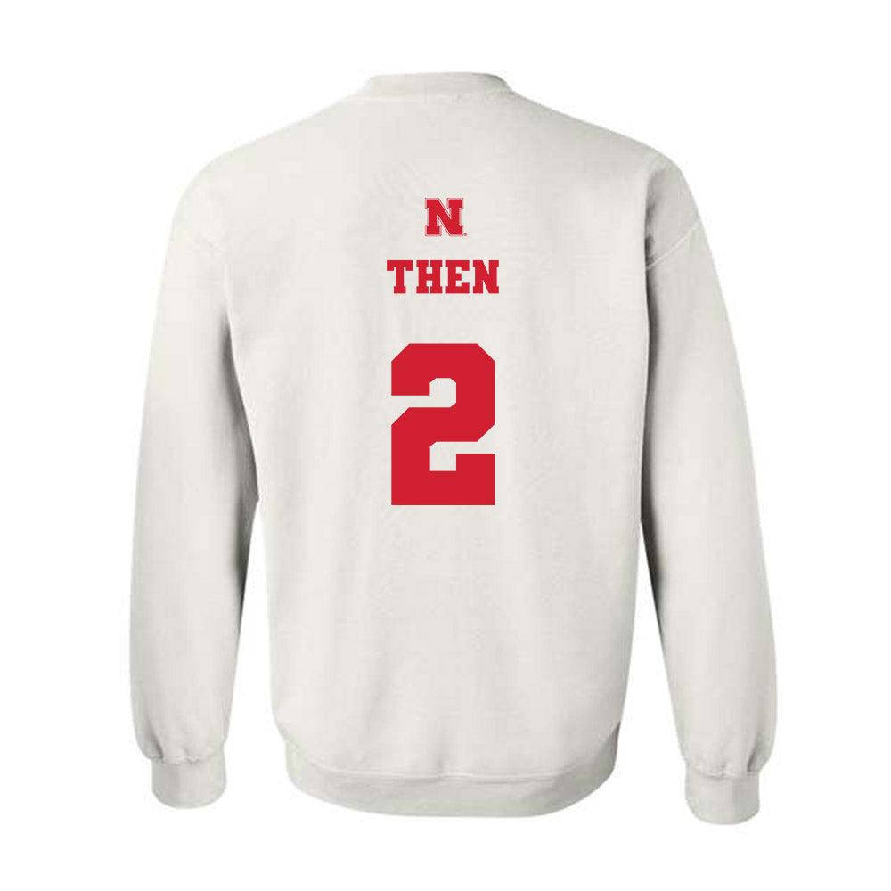 Nebraska - NCAA Women's Soccer : Alyse Then - Generic Shersey Crewneck Sweatshirt-1
