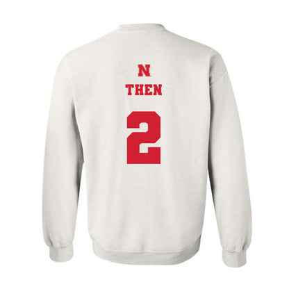 Nebraska - NCAA Women's Soccer : Alyse Then - Generic Shersey Crewneck Sweatshirt-1