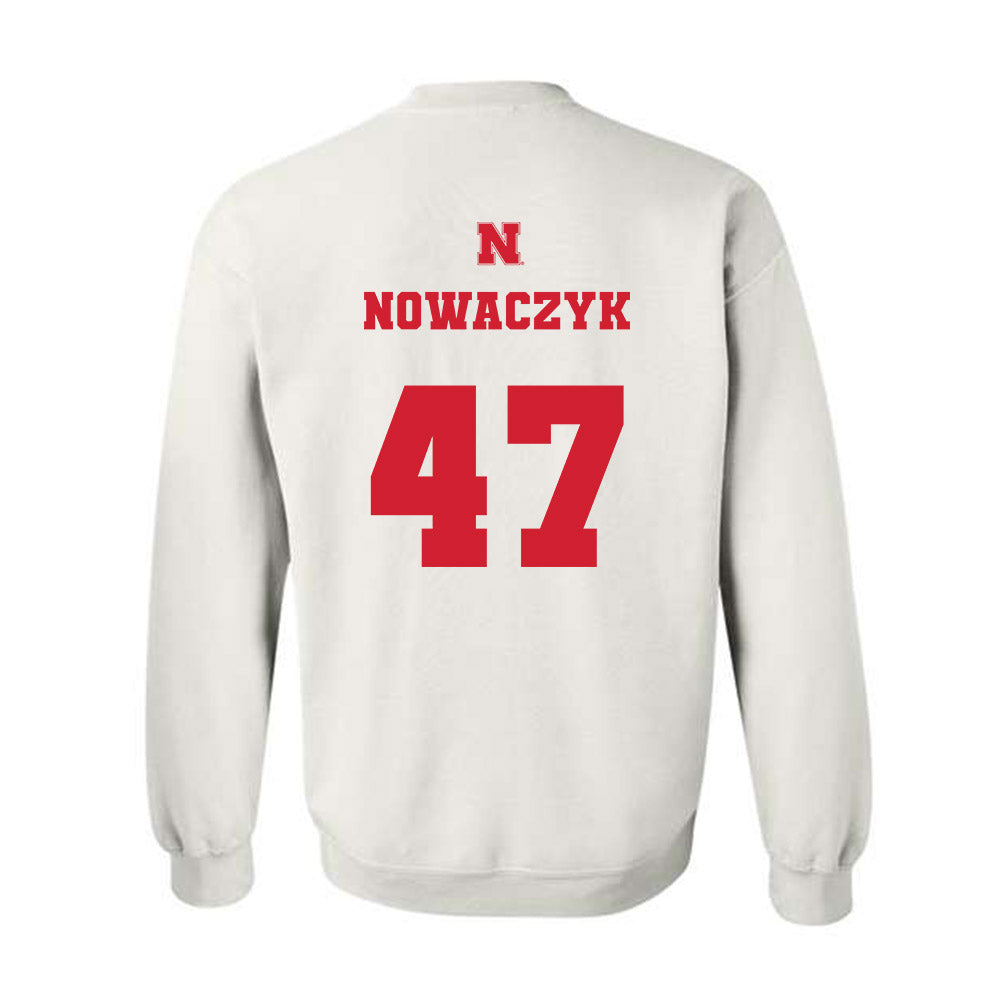 Nebraska - NCAA Baseball : Colin Nowaczyk - Generic Shersey Crewneck Sweatshirt-1