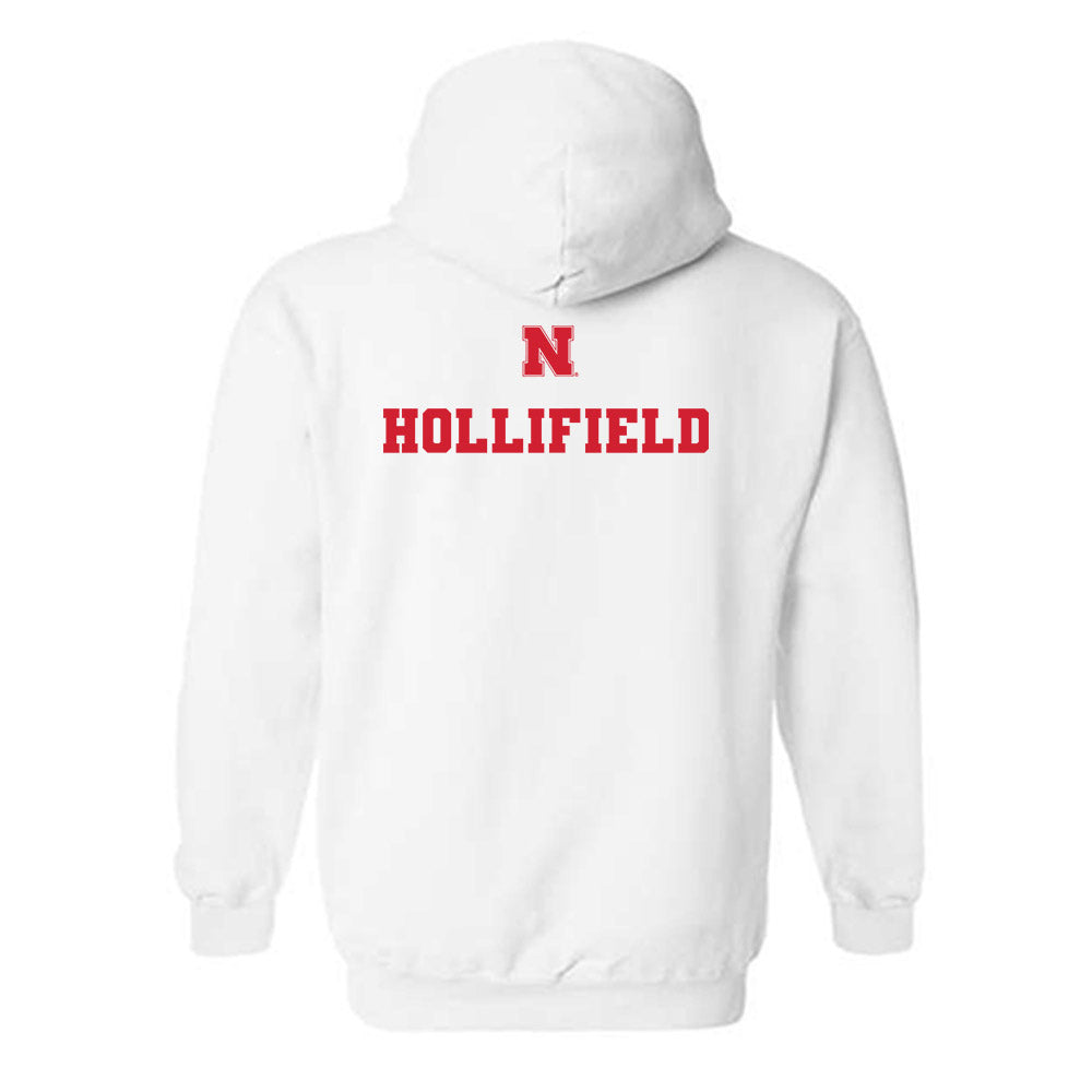 Nebraska - NCAA Women's Gymnastics : Lauren Hollifield - Generic Shersey Hooded Sweatshirt-1