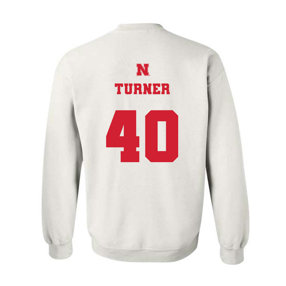 Nebraska - NCAA Football : Brice Turner - Generic Shersey Crewneck Sweatshirt