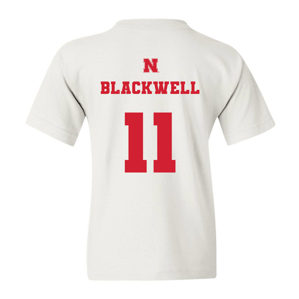 Nebraska - NCAA Women's Volleyball : Leyla Blackwell - Generic Shersey Youth T-Shirt