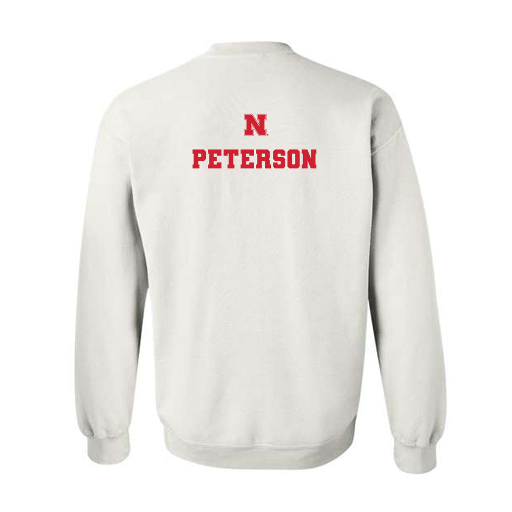 Nebraska - NCAA Women's Gymnastics : Molly Peterson - Generic Shersey Crewneck Sweatshirt-1