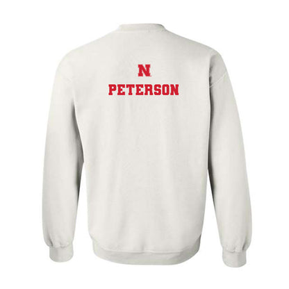 Nebraska - NCAA Women's Gymnastics : Molly Peterson - Generic Shersey Crewneck Sweatshirt-1