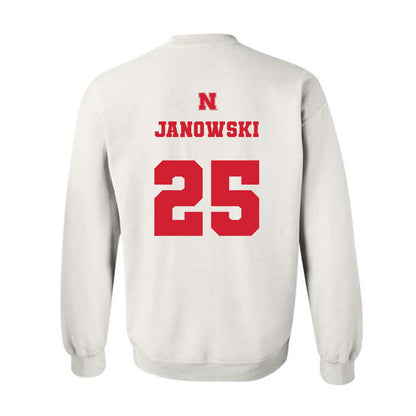 Nebraska - NCAA Men's Basketball : Nick Janowski - Generic Shersey Crewneck Sweatshirt