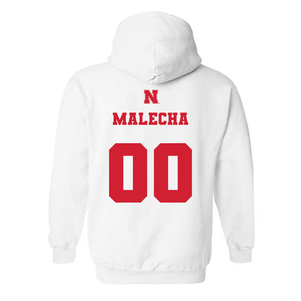 Nebraska - NCAA Softball : Mckinley Malecha - Generic Shersey Hooded Sweatshirt