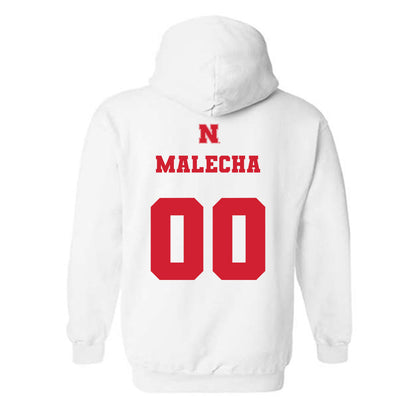 Nebraska - NCAA Softball : Mckinley Malecha - Generic Shersey Hooded Sweatshirt