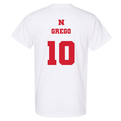 Nebraska - NCAA Baseball : Drew Grego - Generic Shersey T-Shirt-1